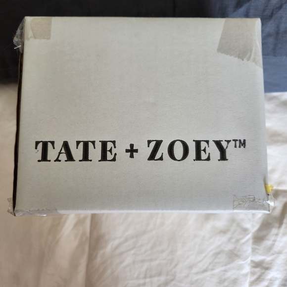 NWT - Tate And Zoey Over-Sized Ceramic Coffee + Cappuccino Mug - Pink/White - Picture 3 of 5